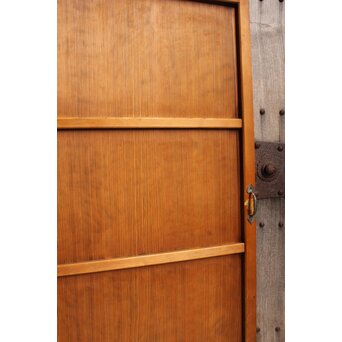 亀飾り柾目雪隠戸　B839 