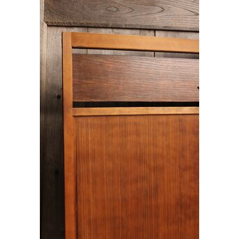 亀飾り柾目雪隠戸　B839 