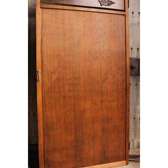 亀飾り柾目雪隠戸　B839 