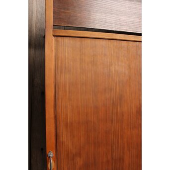 亀飾り柾目雪隠戸　B839 