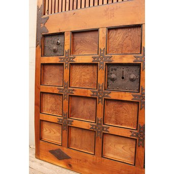 玉杢升格子北陸特大格子蔵戸　W479 