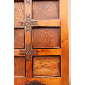 玉杢升格子北陸特大格子蔵戸　W479 