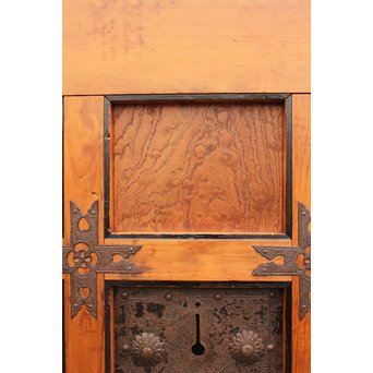 玉杢升格子北陸特大格子蔵戸　W479 