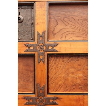 玉杢升格子北陸特大格子蔵戸　W479 