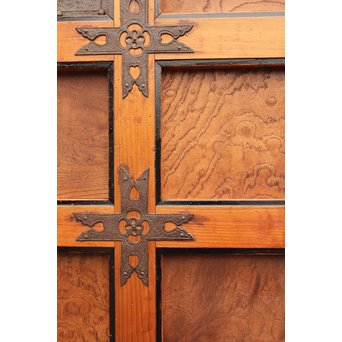 玉杢升格子北陸特大格子蔵戸　W479 