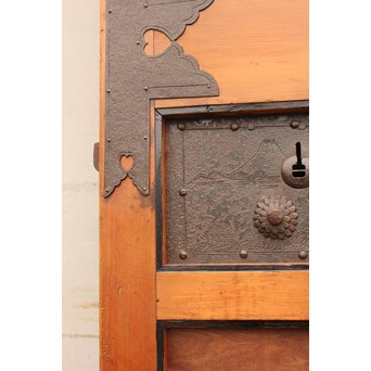 玉杢升格子北陸特大格子蔵戸　W479 