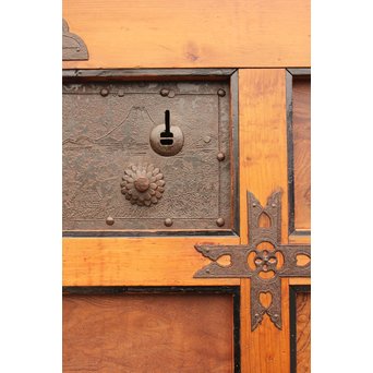 玉杢升格子北陸特大格子蔵戸　W479 