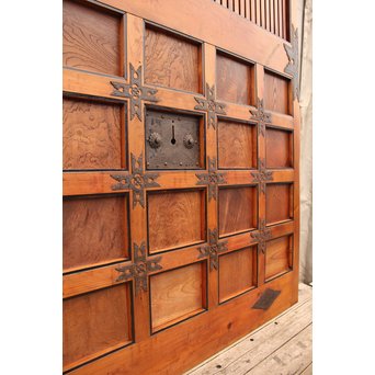 玉杢升格子北陸特大格子蔵戸　W479 