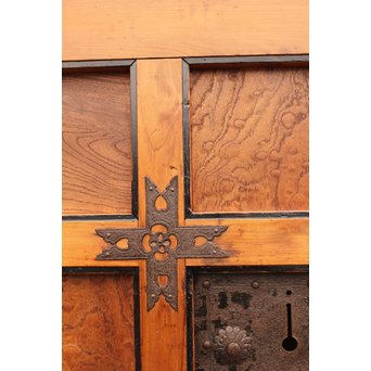 玉杢升格子北陸特大格子蔵戸　W479 