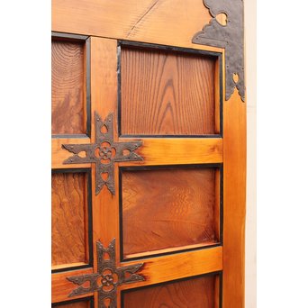 玉杢升格子北陸特大格子蔵戸　W479 