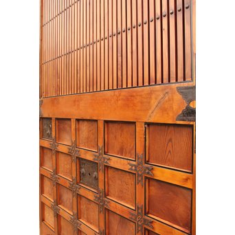 玉杢升格子北陸特大格子蔵戸　W479 