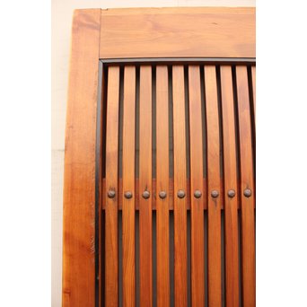 玉杢升格子北陸特大格子蔵戸　W479 