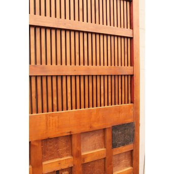 玉杢升格子北陸特大格子蔵戸　W479 