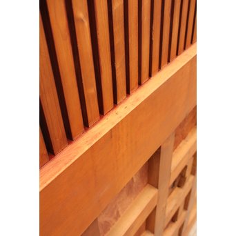 玉杢升格子北陸特大格子蔵戸　W479 