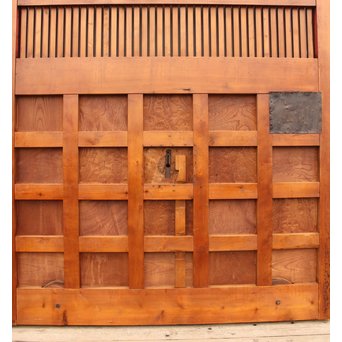 玉杢升格子北陸特大格子蔵戸　W479 