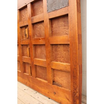 玉杢升格子北陸特大格子蔵戸　W479 