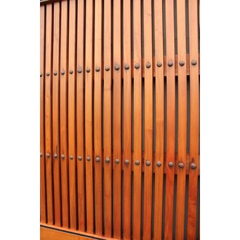 玉杢升格子北陸特大格子蔵戸　W479 