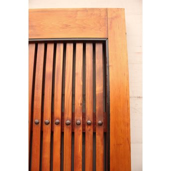 玉杢升格子北陸特大格子蔵戸　W479 