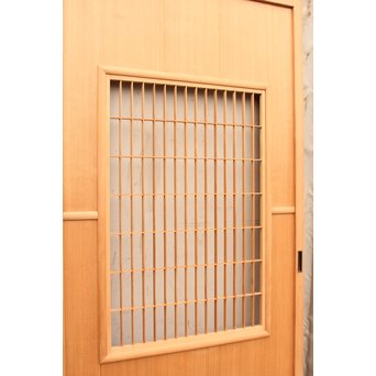 総柾目障子窓付引戸　2枚1組　B843 