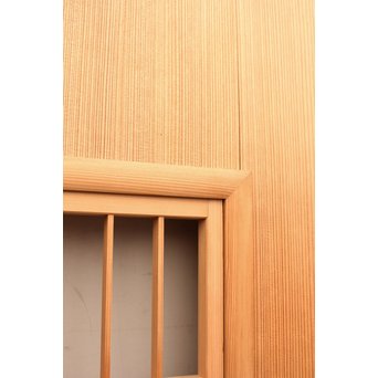 総柾目障子窓付引戸　2枚1組　B843 