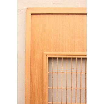 総柾目障子窓付引戸　2枚1組　B843 