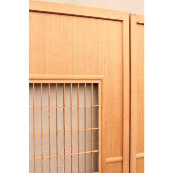総柾目障子窓付引戸　2枚1組　B843 