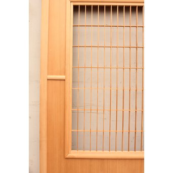 総柾目障子窓付引戸　2枚1組　B843 