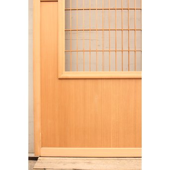 総柾目障子窓付引戸　2枚1組　B843 