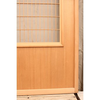 総柾目障子窓付引戸　2枚1組　B843 
