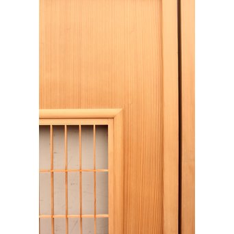 総柾目障子窓付引戸　2枚1組　B843 