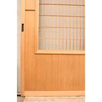 総柾目障子窓付引戸　2枚1組　B843 