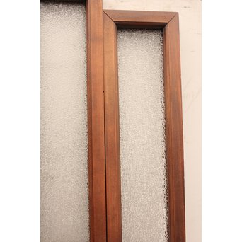 多色ガラス細身欄間/明り取り　4枚1組　R1861 