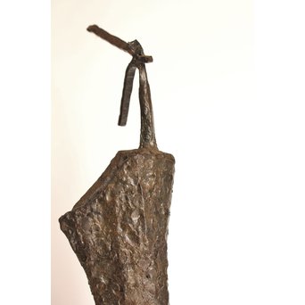 植木茂　抽象彫刻家　母と子ブロンズ像　S2765 