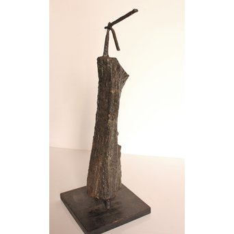 植木茂　抽象彫刻家　母と子ブロンズ像　S2765 