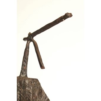 植木茂　抽象彫刻家　母と子ブロンズ像　S2765 