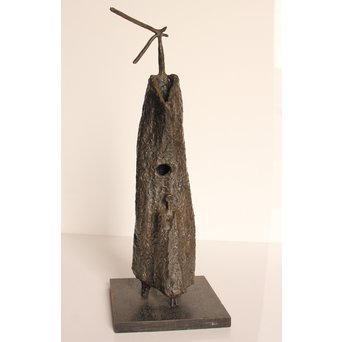 植木茂　抽象彫刻家　母と子ブロンズ像　S2765 