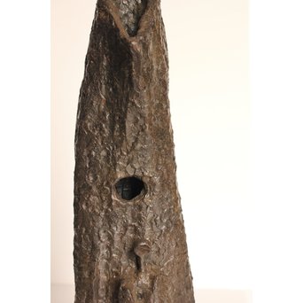 植木茂　抽象彫刻家　母と子ブロンズ像　S2765 