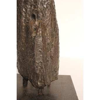 植木茂　抽象彫刻家　母と子ブロンズ像　S2765 