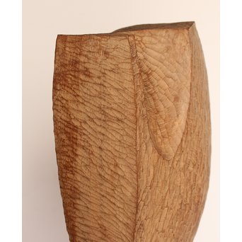 植木茂　抽象彫刻家　木彫像　S2766 