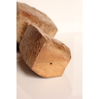 植木茂　抽象彫刻家　木彫像　S2766 