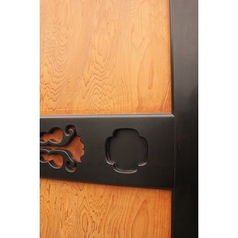 屋久杉系一枚板の上質帯戸　4枚1組　B846 