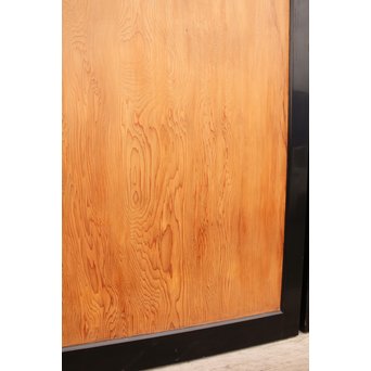 屋久杉系一枚板の上質帯戸　4枚1組　B846 