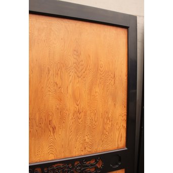 屋久杉系一枚板の上質帯戸　4枚1組　B846 