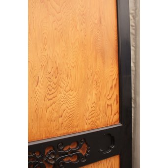 屋久杉系一枚板の上質帯戸　4枚1組　B846 