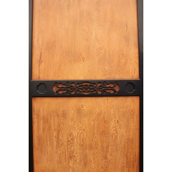 屋久杉系一枚板の上質帯戸　4枚1組　B846 