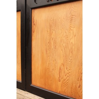 屋久杉系一枚板の上質帯戸　4枚1組　B846 