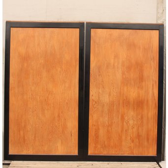 屋久杉系一枚板の上質帯戸　4枚1組　B846 