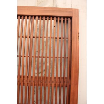 障子枠付 格子戸 4枚1組　L806Y 