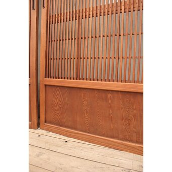 障子枠付 格子戸 4枚1組　L806Y 