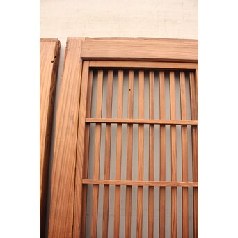 障子枠付 格子戸 4枚1組　L806Y 